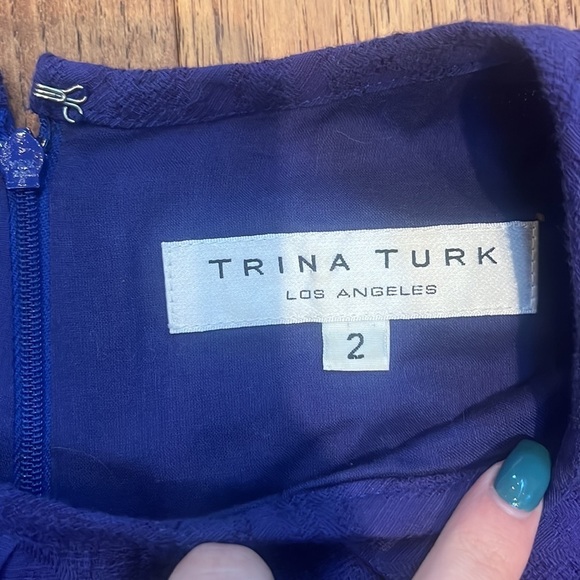 Trina Turk Woman’s Purple Dress Size 2 - Picture 3 of 6